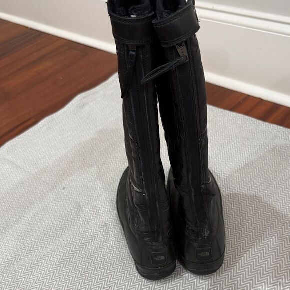 The North Face Black Knee-High Winter Boots Size 8 - Picture 3 of 6